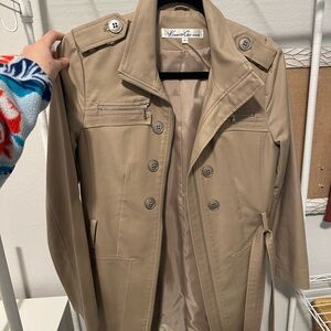 Karen Kane Beige Trench Coat